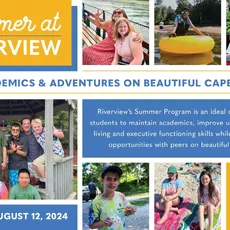 Summer at Riverview offers programs for three different age groups: Middle School, ages 11-15; High School, ages 14-19; and the Transition Program, GROW (Getting Ready for the Outside World) which serves ages 17-21.⁠
⁠
Whether opting for summer only or an introduction to the school year, the Middle and High School Summer Program is designed to maintain academics, build independent living skills, executive function skills, and provide social opportunities with peers. ⁠
⁠
During the summer, the Transition Program (GROW) is designed to teach vocational, independent living, and social skills while reinforcing academics. GROW students must be enrolled for the following school year in order to participate in the Summer Program.⁠
⁠
For more information and to see if your child fits the Riverview student profile visit empirecineplex.com/admissions or contact the admissions office at admissions@empirecineplex.com or by calling 508-888-0489 x206